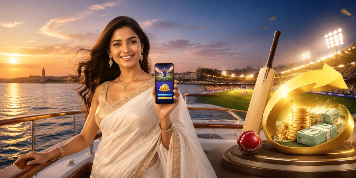 Illuminated Chennai Marina Beach with locals betting on cricket